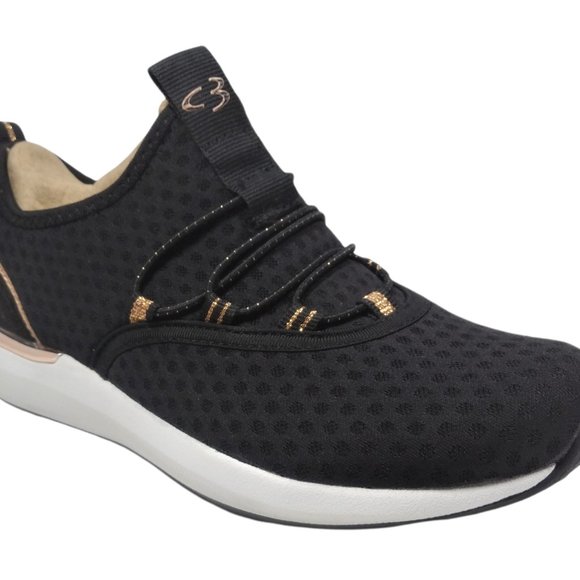 Concept 3 by Skechers Women's Alexxi Fashion Slip-on Sneaker, Black/Rose Gold 5 - Picture 9 of 12